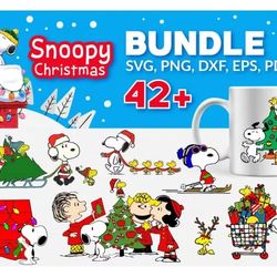 42 CHRISTMAS SVG BUNDLE - SVG, PNG, DXF, EPS, PDF Files For Print And Cricut