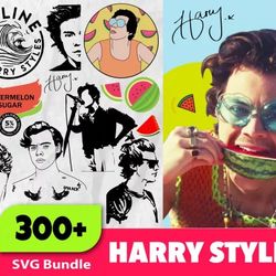 300 HARRY STYLES SVG BUNDLE - SVG, PNG, DXF, EPS, PDF Files For Print And Cricut
