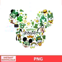 happy st patricks mickey, mickey mouse birthday png, mickey mouse bundle png, digital file