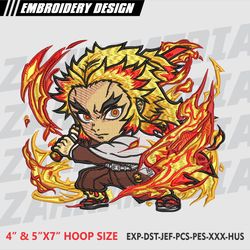 anime inspired , machine embroidery design, files, instant download