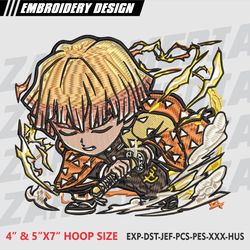 anime inspired , machine embroidery design, files, instant download