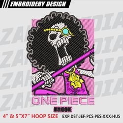 anime inspired , machine embroidery design, files, instant download