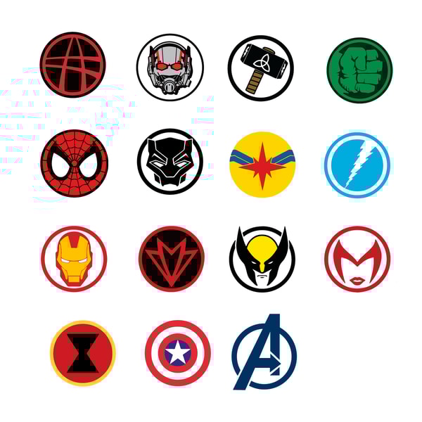 Avengers Superhero Symbols avengers-superhero-symbols