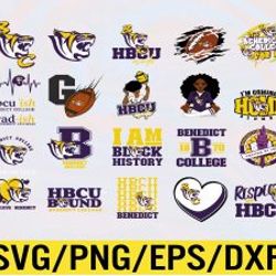 benedict college artwork hbcu collection, svg, png, eps, dxf