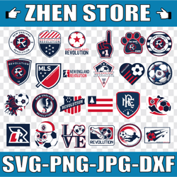 mls logo new england revolution, new england revolution svg, vector new england revolution, clipart new england
