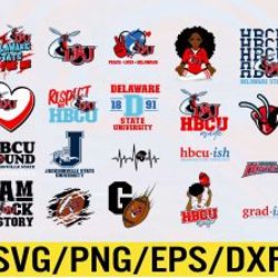 delaware state artwork hbcu collection, svg, png, eps, dxf