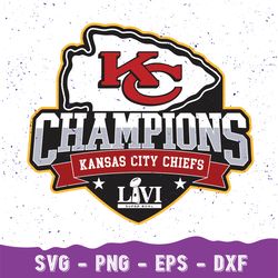 Kansas City Chiefs Svg, Super Bowl Champions Svg