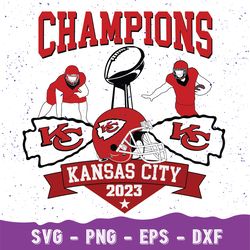 Kansas City Chiefs are 2023 Super Bowl LVII Champions Go Chiefs Svg
