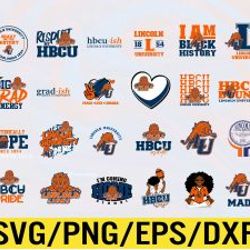 lincoln university artwork hbcu collection, svg, png, eps, dxf