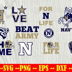 navy-midshipmen football team svg, navy-midshipmen svg, n c a a svg, logo bundle instant download