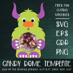 Fluffy Monster | Candy Dome Template
