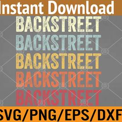 retro backstreet svg, eps, png, dxf, digital download