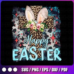 christian easter png - religious easter png, cross png, jesus png, leopard print cross sublimation design, religious png