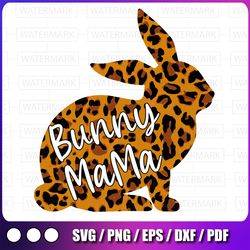bunny mama leopard png, leopard bunny, happy easter day, sublimation, printable,
