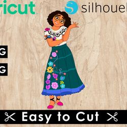 encanto mirabel svg files, encanto mirabel png files, vector png images, svg cut file for cricut, clipart bundle