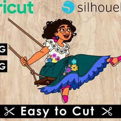 encanto mirabel svg files, encanto mirabel png files, vector png images, svg cut file for cricut, clipart bundle