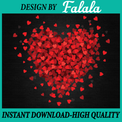 love heart valentine's day png, heart drawn, hearts in sympathy png, valentine day png, digital download