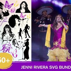 50 JENNI RIVERA SVG BUNDLE - SVG, PNG, DXF Files For Print And Cricut