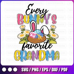 every bunny's favorite grandma png easter sublimation rabbit bunny hunting crew egg hunt spring easter png design digita