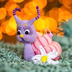 Snail toy crochet pattern PDF/ amigurumi snail/ snail pattern amigurumi toys plush