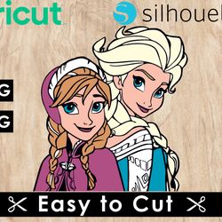 frozen svg files, frozen png files, vector png images, svg cut file for cricut, clipart bundle