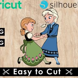 frozen svg files, frozen png files, vector png images, svg cut file for cricut, clipart bundle