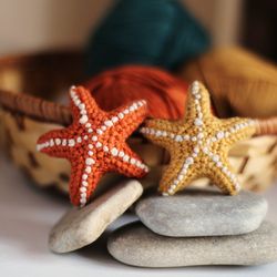 Crochet  pattern starfish, amigurumi starfish toy, PDF Digital Download, Easy pattern  for begginers, cozy sea home deco