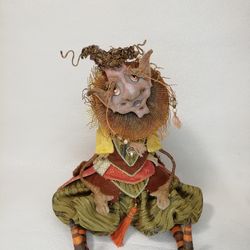 Elf doll, witch decor, goblincore, made to order