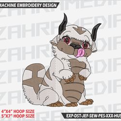 anime inspired , machine embroidery design, files, instant download