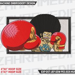 anime inspired , machine embroidery design, files, instant download