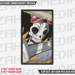 anime inspired , machine embroidery design, files, instant download