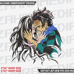 anime inspired , machine embroidery design, files, instant download