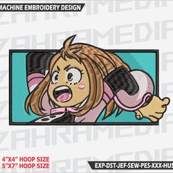 anime inspired , machine embroidery design, files, instant download