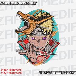 anime inspired , machine embroidery design, files, instant download