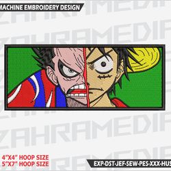 anime inspired , machine embroidery design, files, instant download