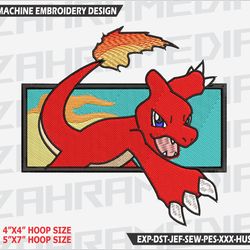 anime inspired , machine embroidery design, files, instant download