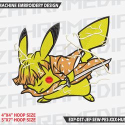 anime inspired , machine embroidery design, files, instant download