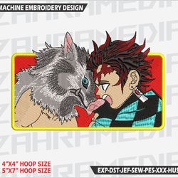 anime inspired , machine embroidery design, files, instant download