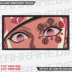 anime inspired , machine embroidery design, files, instant download