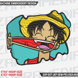 anime inspired , machine embroidery design, files, instant download