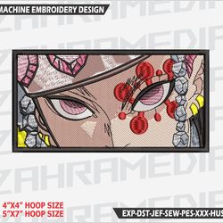 anime inspired , machine embroidery design, files, instant download