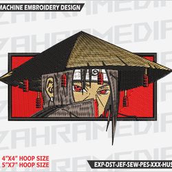 anime inspired , machine embroidery design, files, instant download