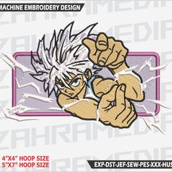 anime inspired , machine embroidery design, files, instant download