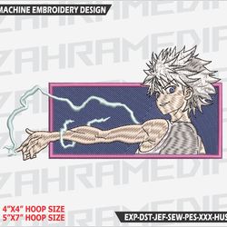 anime inspired , machine embroidery design, files, instant download
