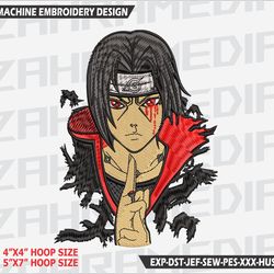 anime inspired , machine embroidery design, files, instant download