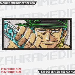 anime inspired , machine embroidery design, files, instant download