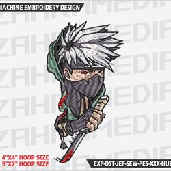 anime inspired , machine embroidery design, files, instant download