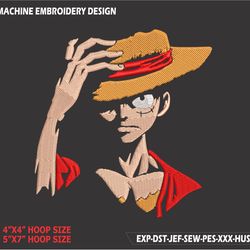 anime inspired , machine embroidery design, files, instant download