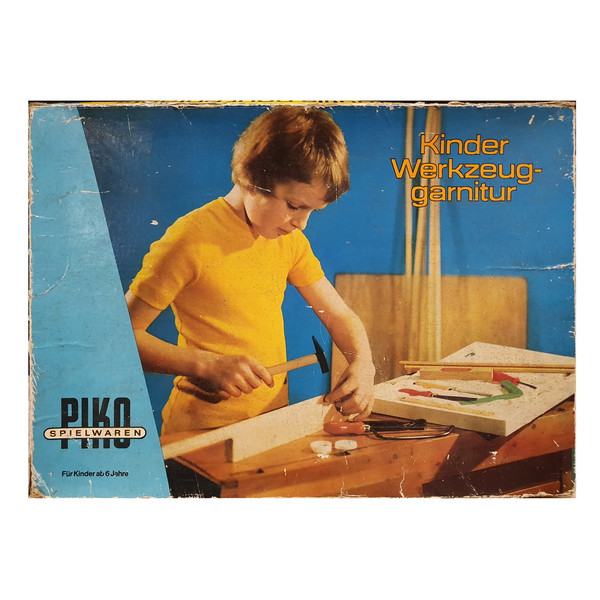 1 Vintage Kid's Tools Set PIKO GDR USSR Kinder Werkzeuggarnitur 1970s.jpg