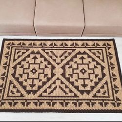 scandinavian rug custom floor mats area rug mother's day gift custom rug boho bath mat